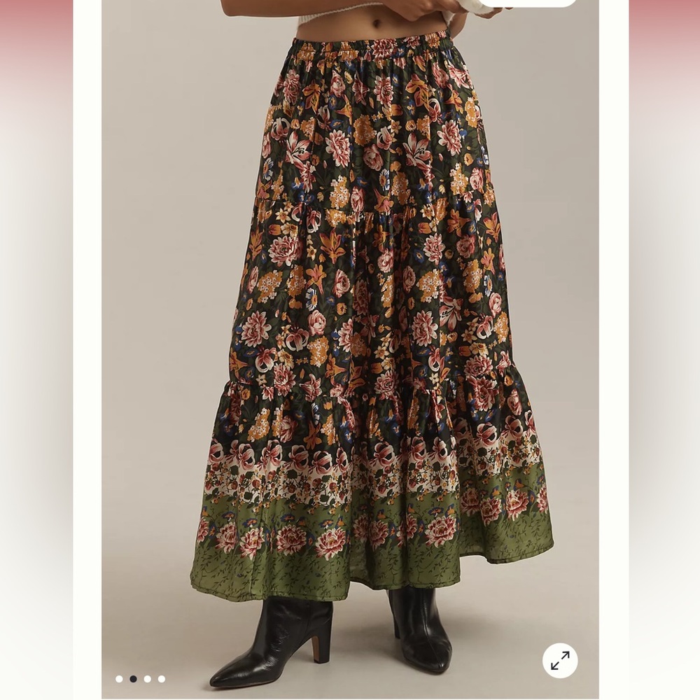 NWT Mille Paola Floral Skirt